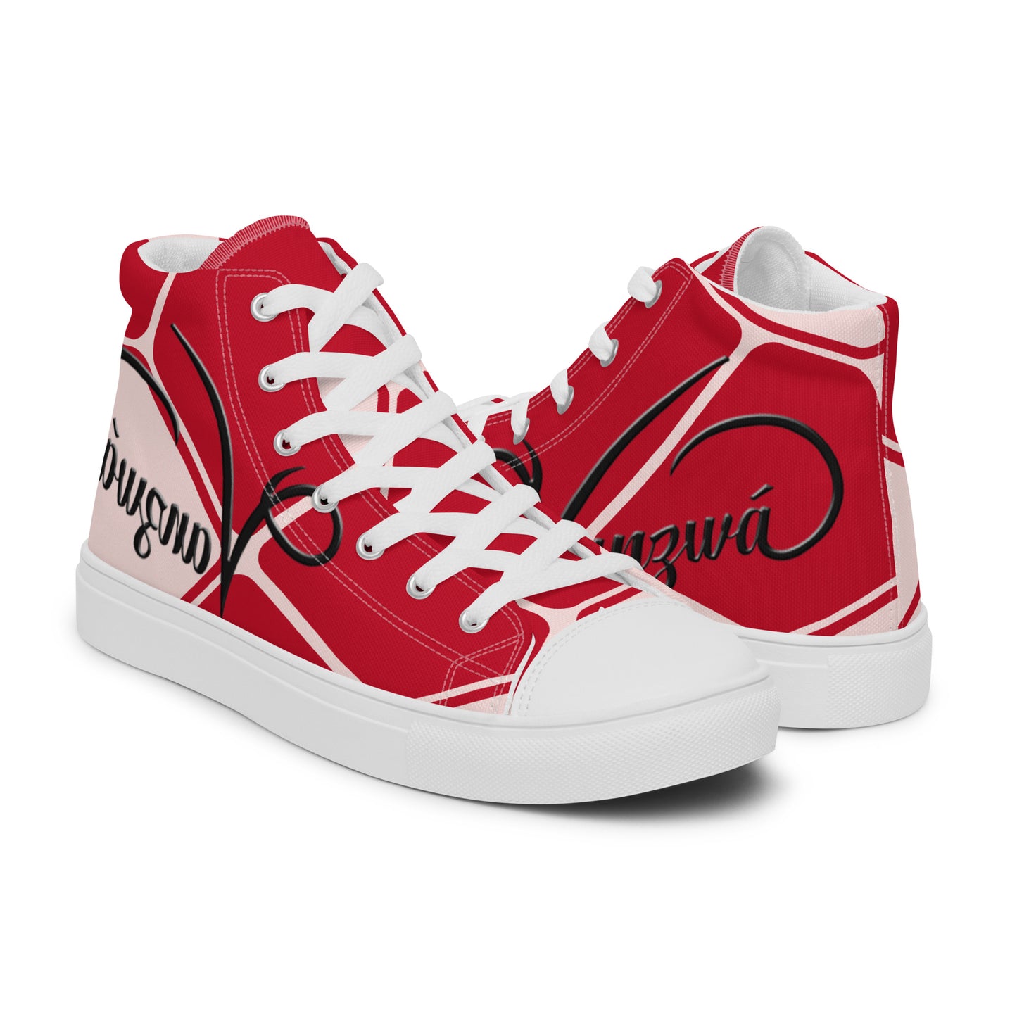Men’s high top canvas shoes