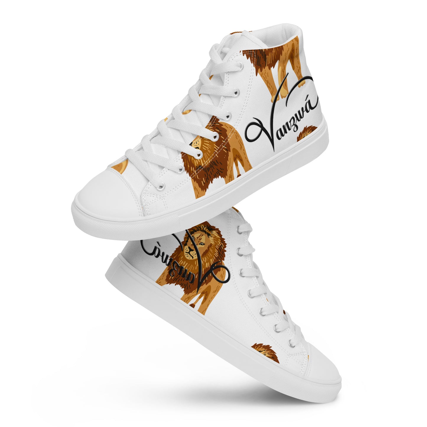 Women’s high top canvas shoes
