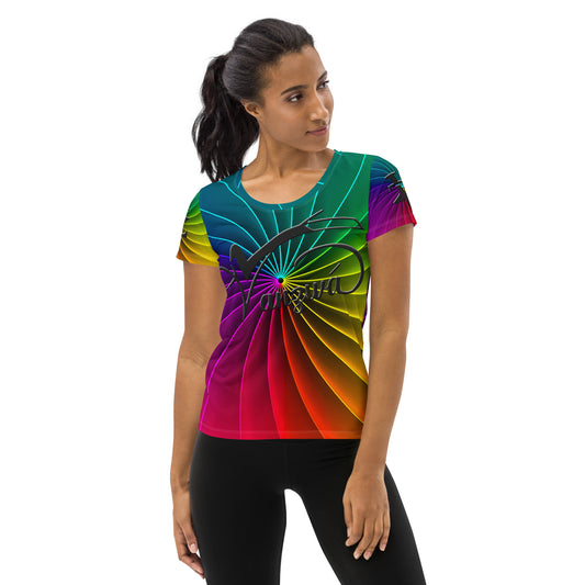 All-Over Print Women's Athletic T-shirt