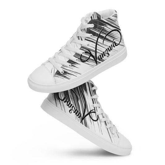 Men’s high top canvas shoes