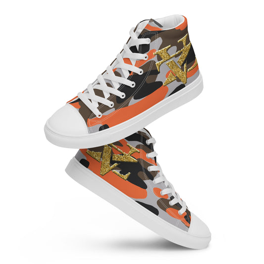 Men’s high top canvas shoes