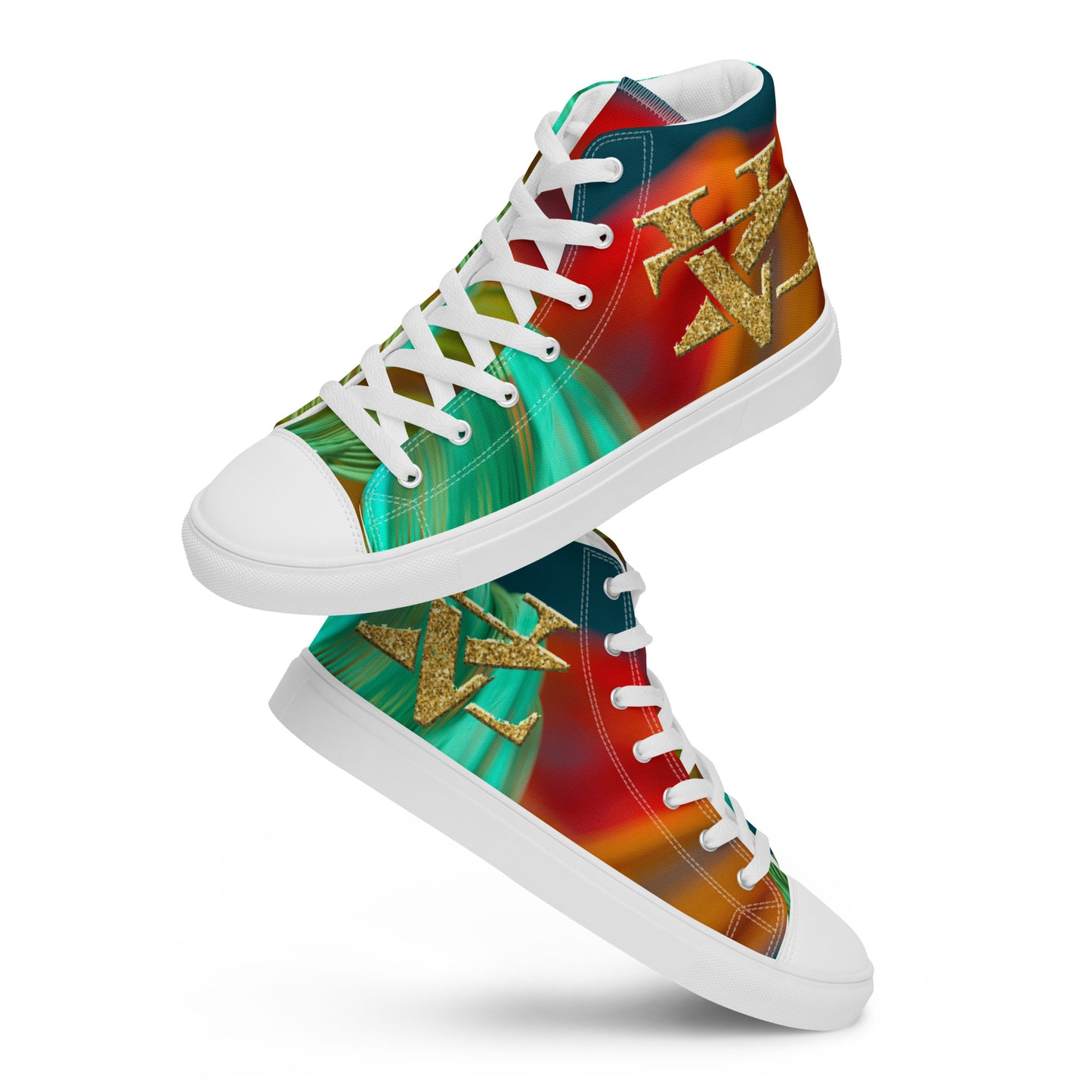 Men’s high top canvas shoes