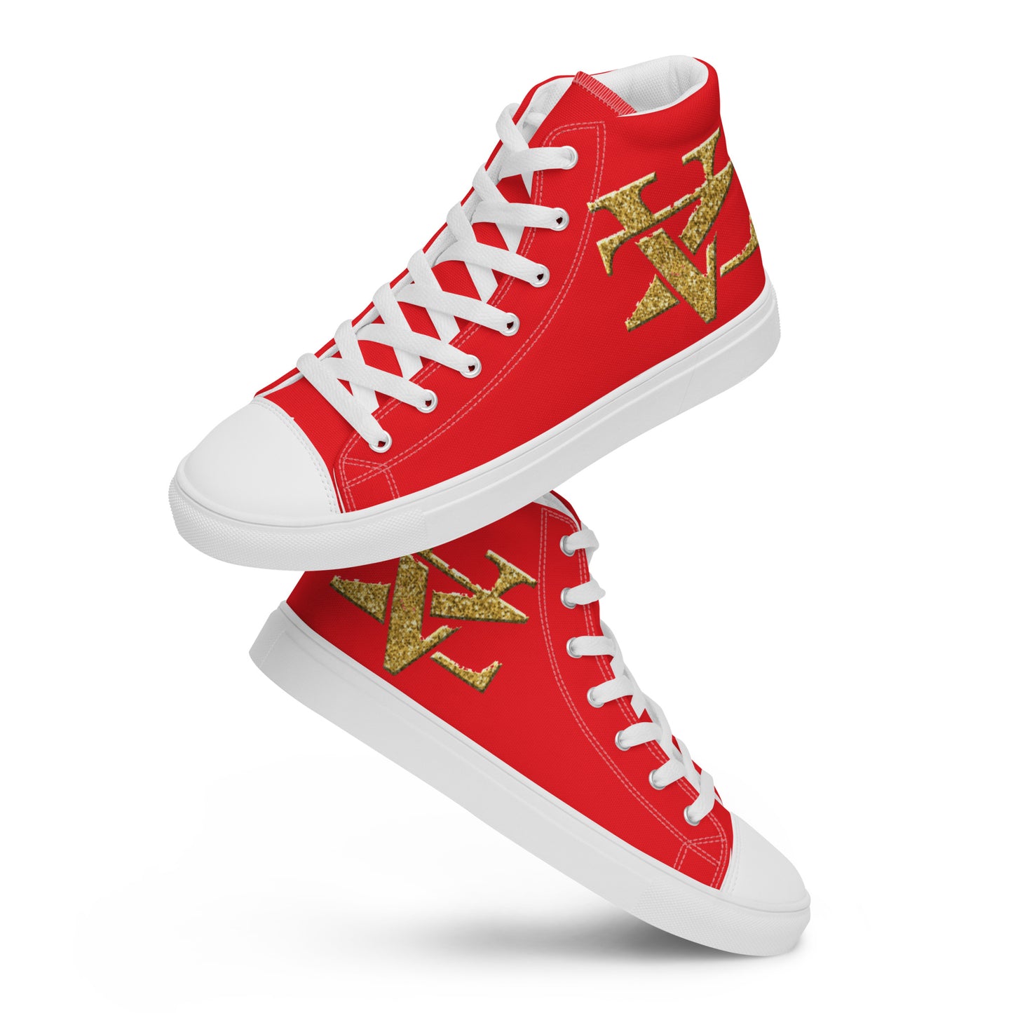 Men’s high top canvas shoes