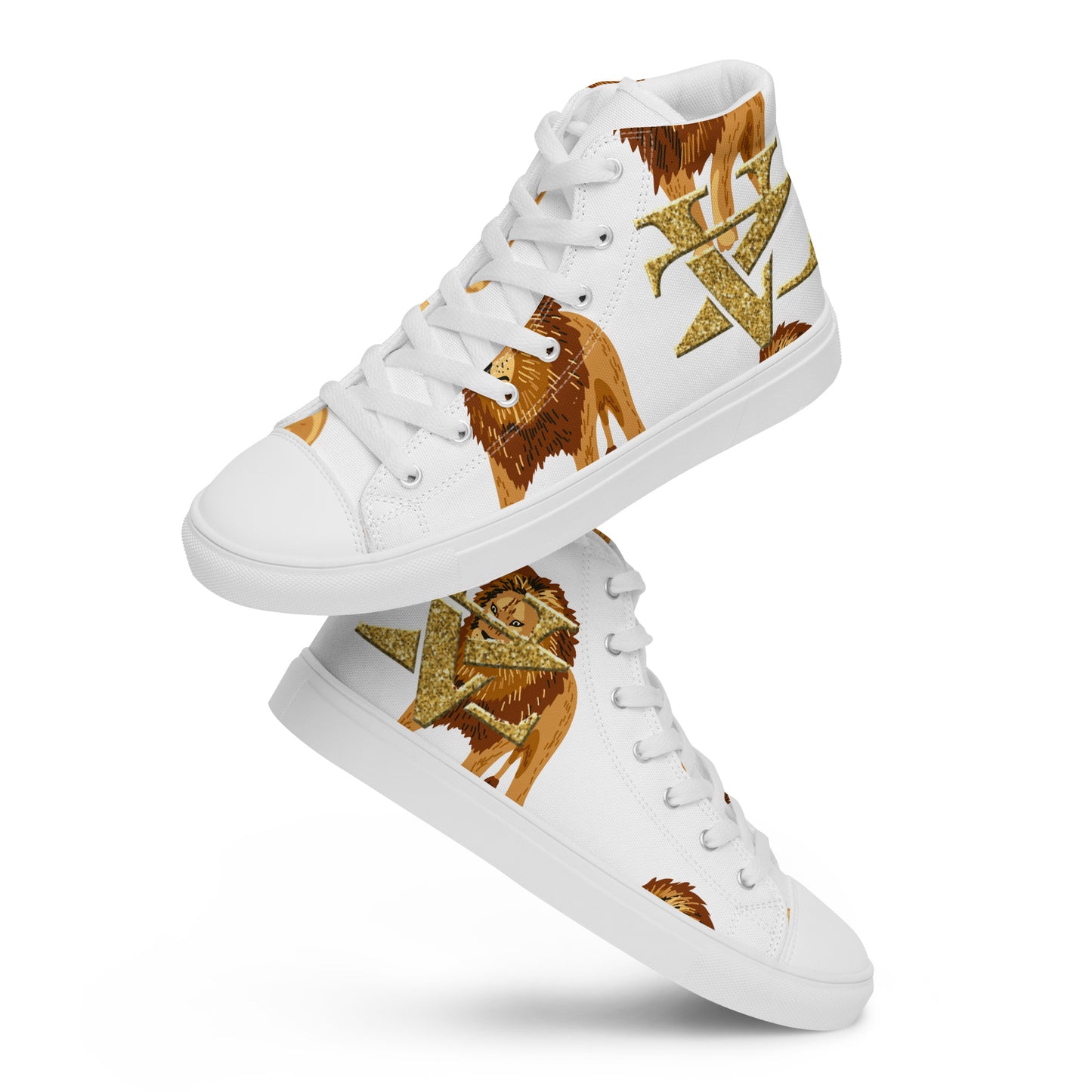 Men’s high top canvas shoes