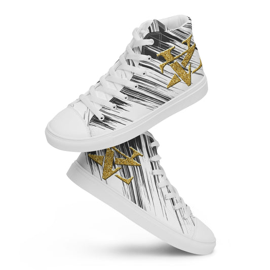 Men’s high top canvas shoes