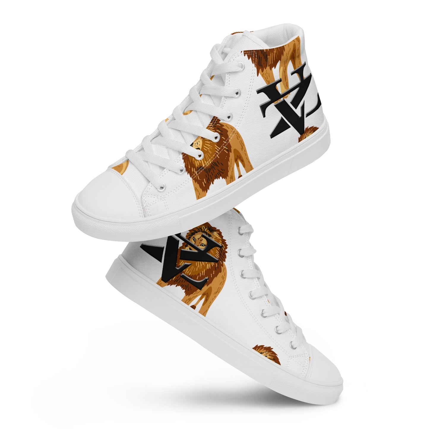 Men’s high top canvas shoes