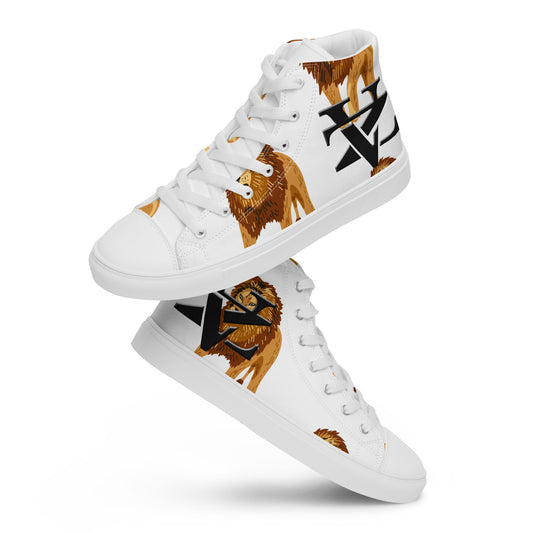 Men’s high top canvas shoes