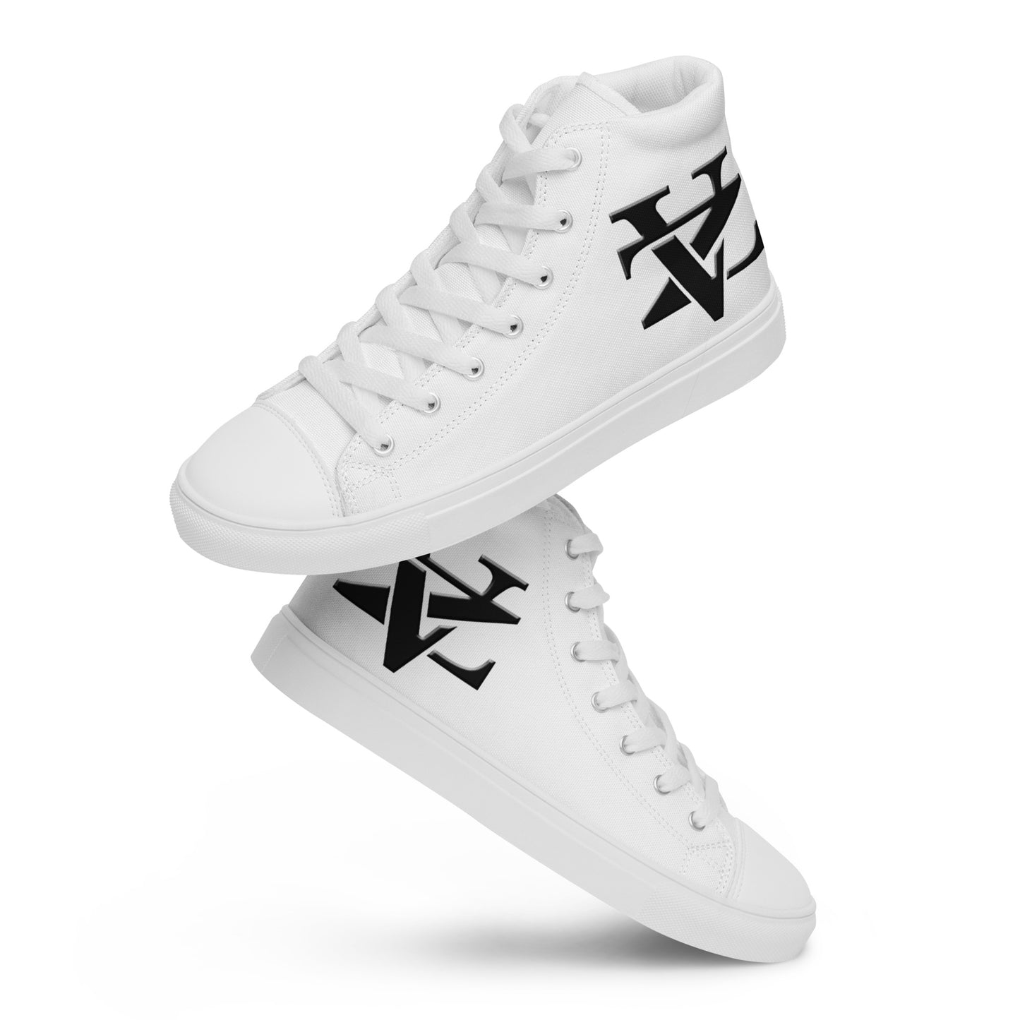 Men’s high top canvas shoes