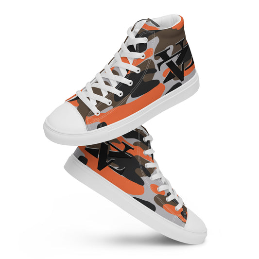 Men’s high top canvas shoes