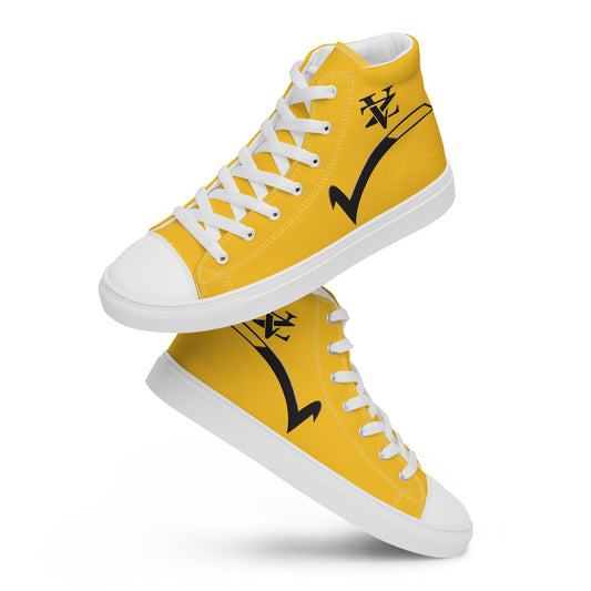 Men’s high top canvas shoes