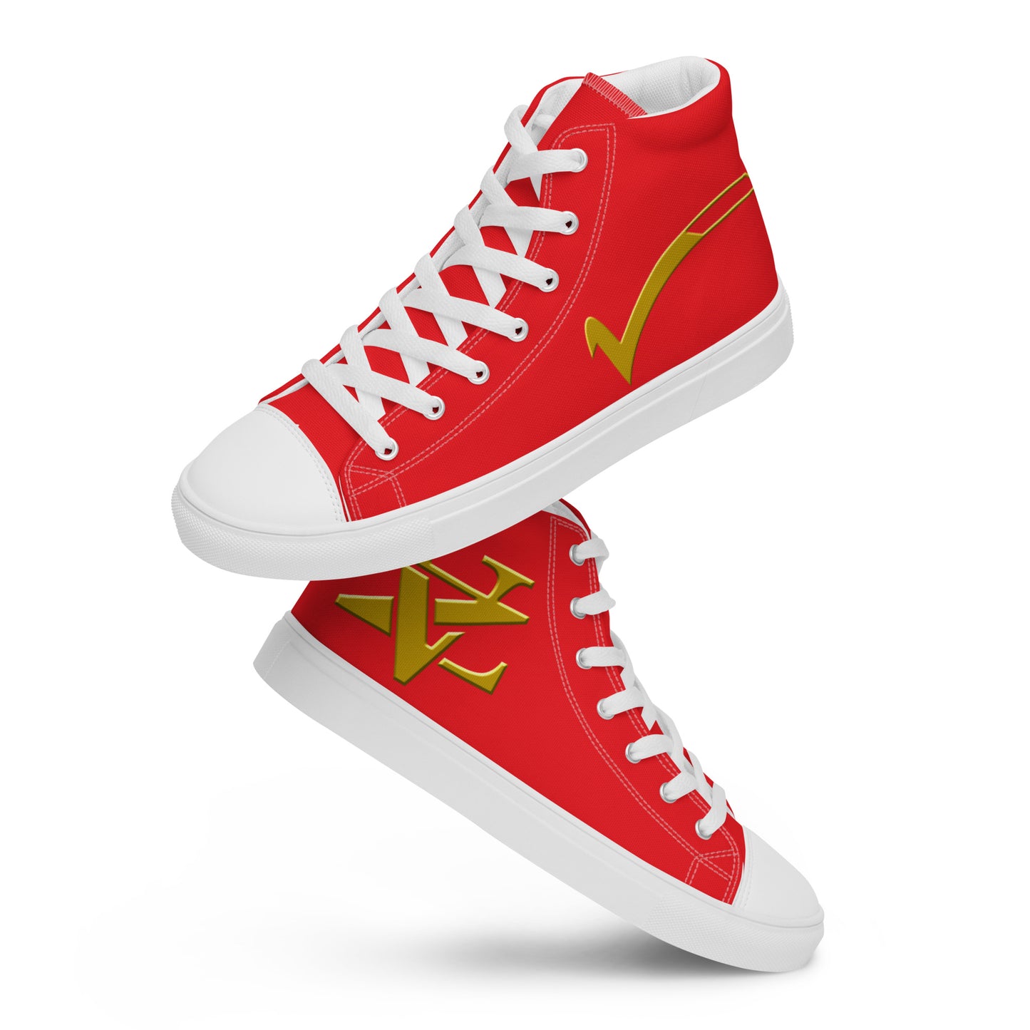 Men’s high top canvas shoes