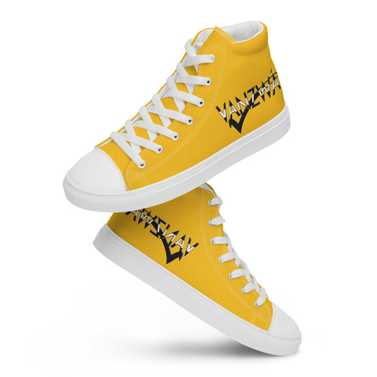 Men’s high top canvas shoes