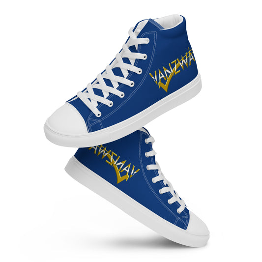 Men’s high top canvas shoes