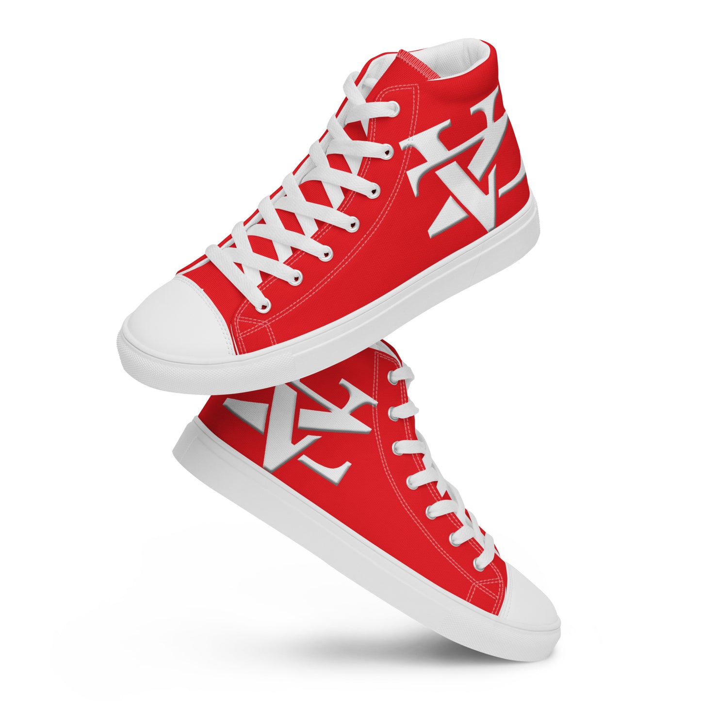 Men’s high top canvas shoes