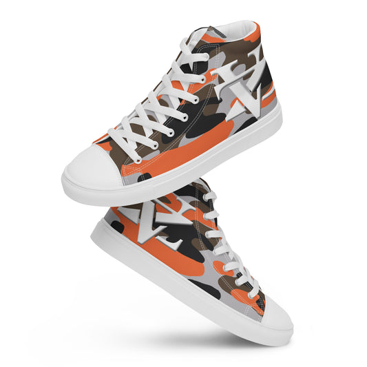 Men’s high top canvas shoes