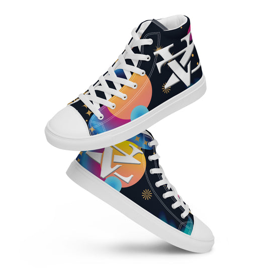 Men’s high top canvas shoes