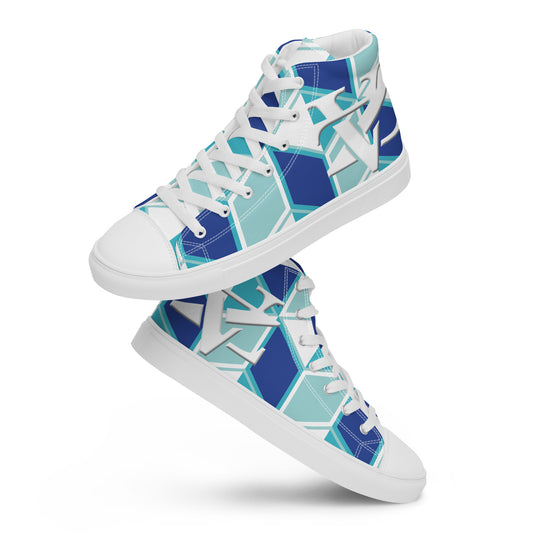 Men’s high top canvas shoes