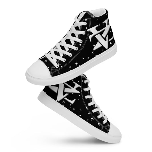 Men’s high top canvas shoes