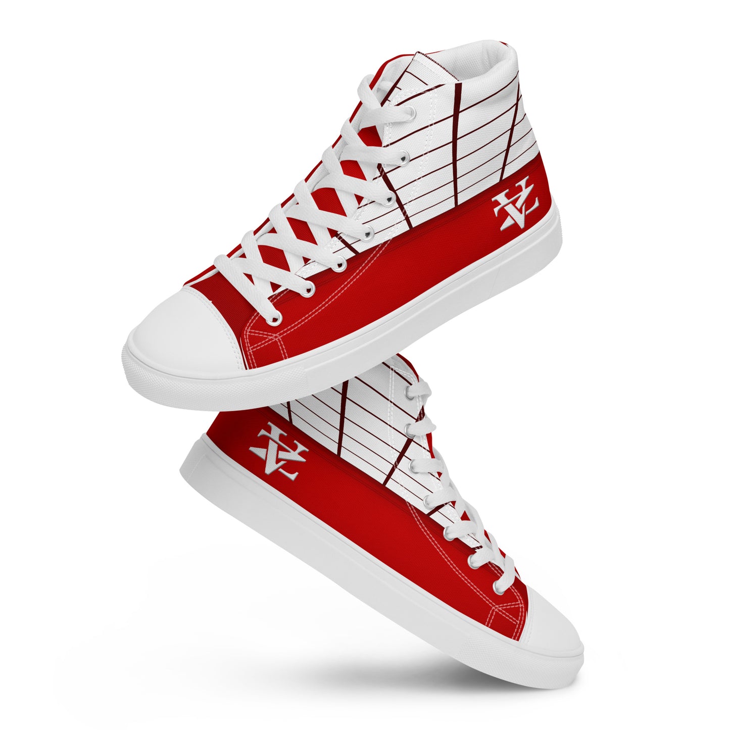 Men’s high top canvas shoes