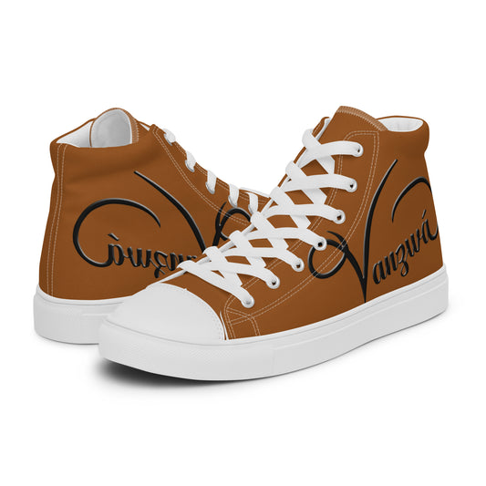 Men’s high top canvas shoes