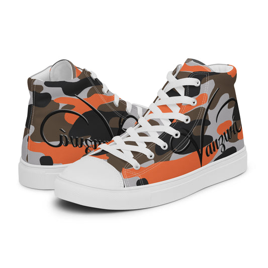 Men’s high top canvas shoes