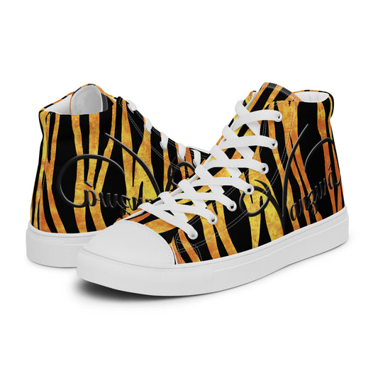 Men’s high top canvas shoes