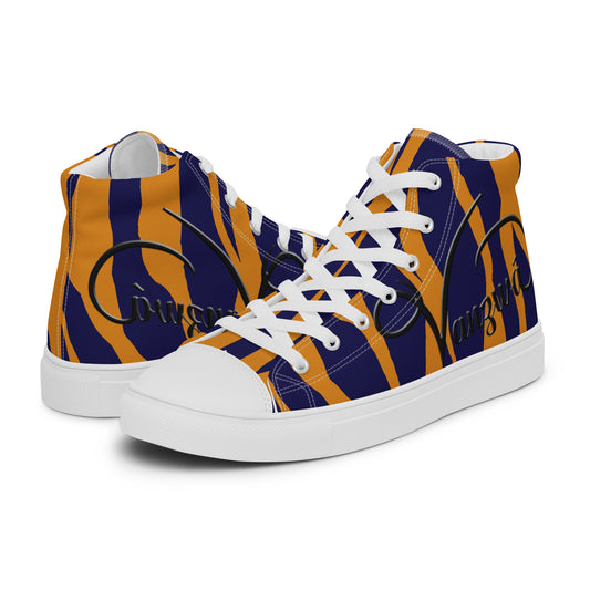 Men’s high top canvas shoes