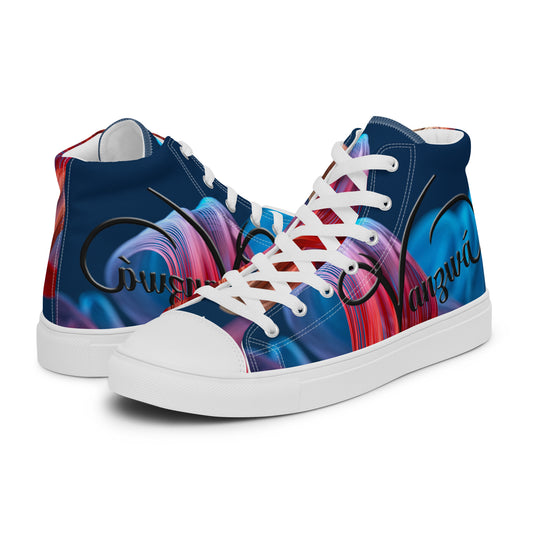 Men’s high top canvas shoes