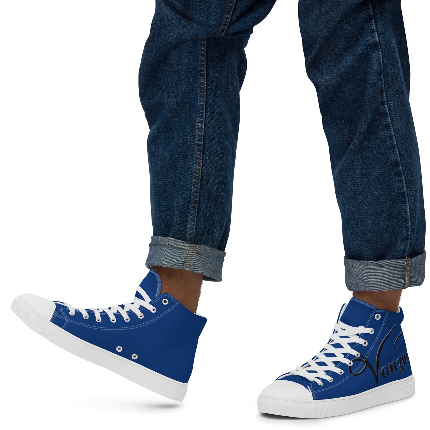 Men’s high top canvas shoes