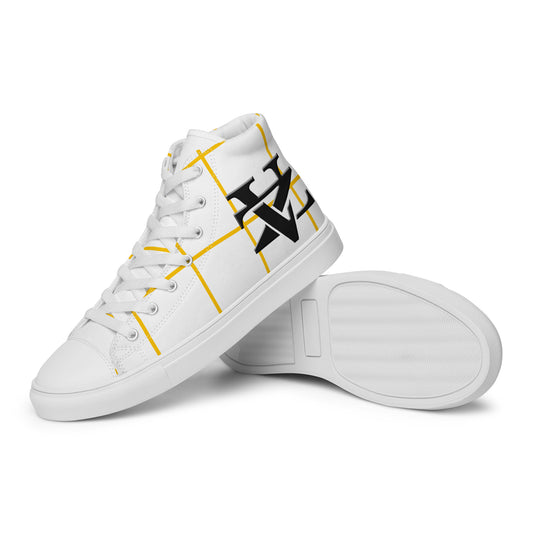 Men’s high top canvas shoes