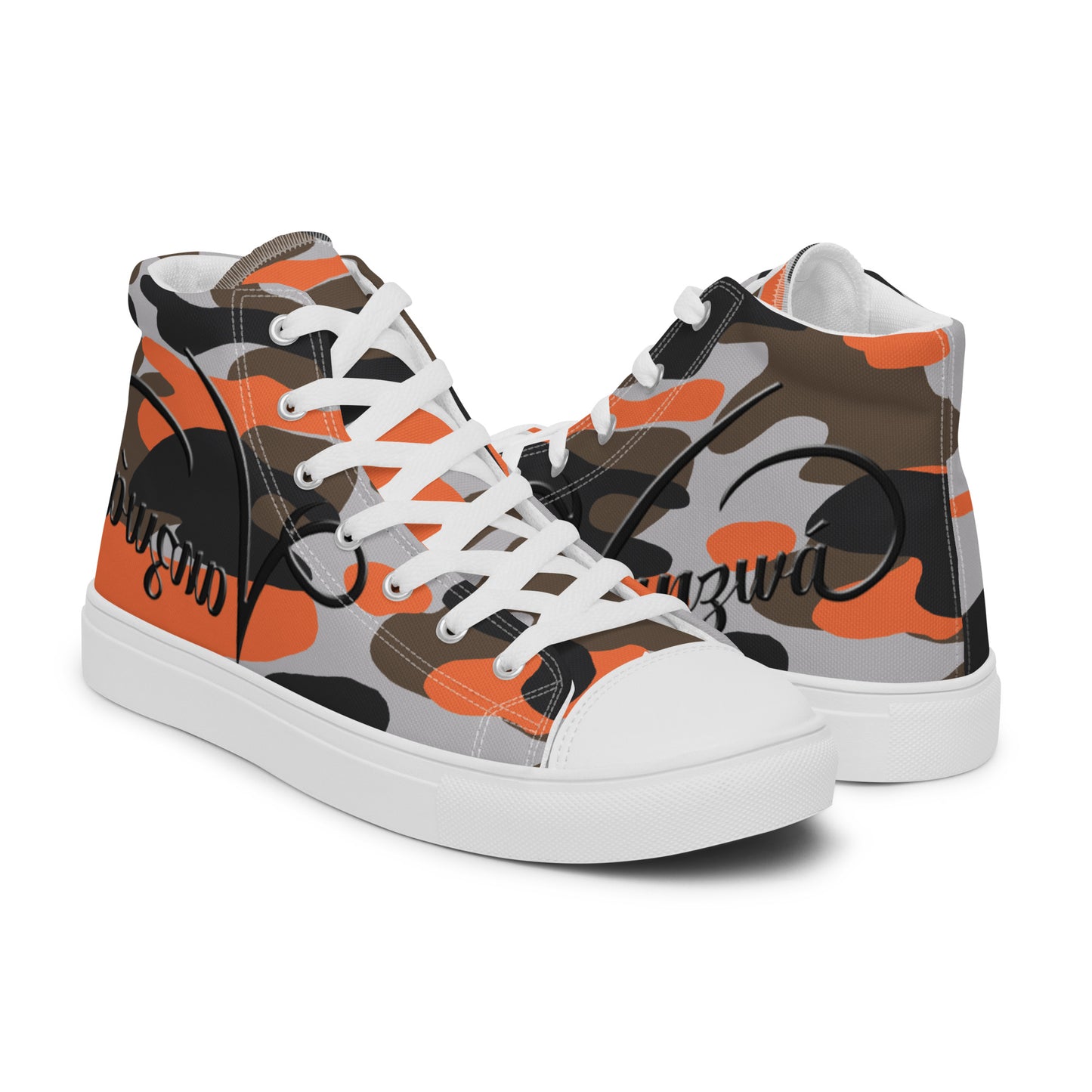 Men’s high top canvas shoes