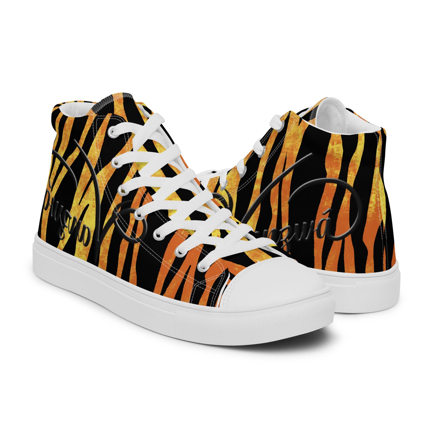 Men’s high top canvas shoes