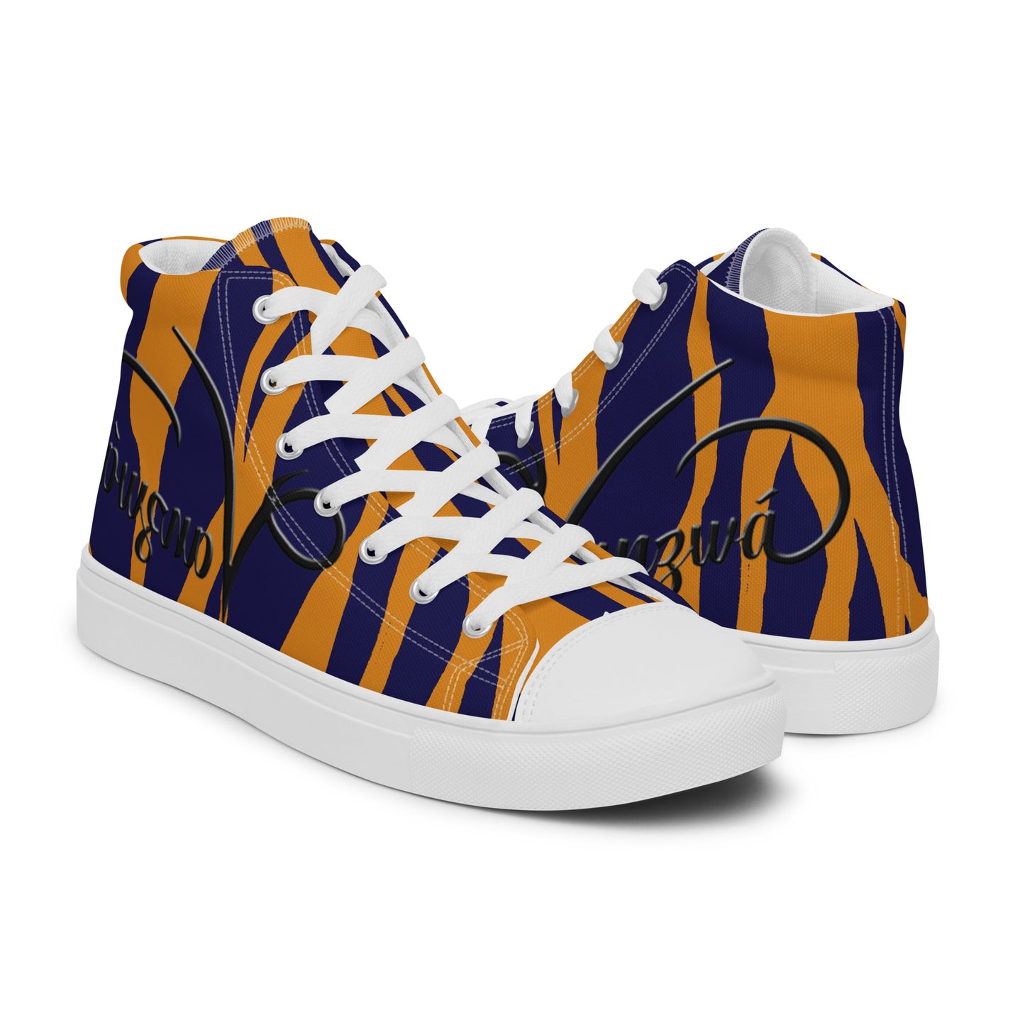 Men’s high top canvas shoes