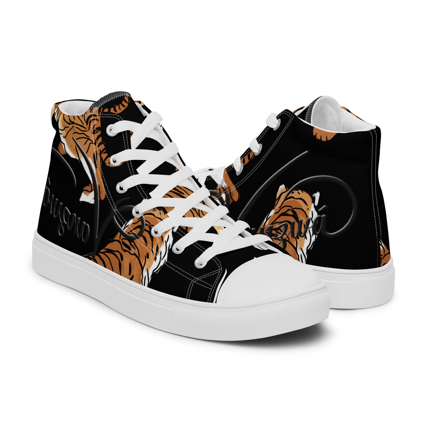 Men’s high top canvas shoes