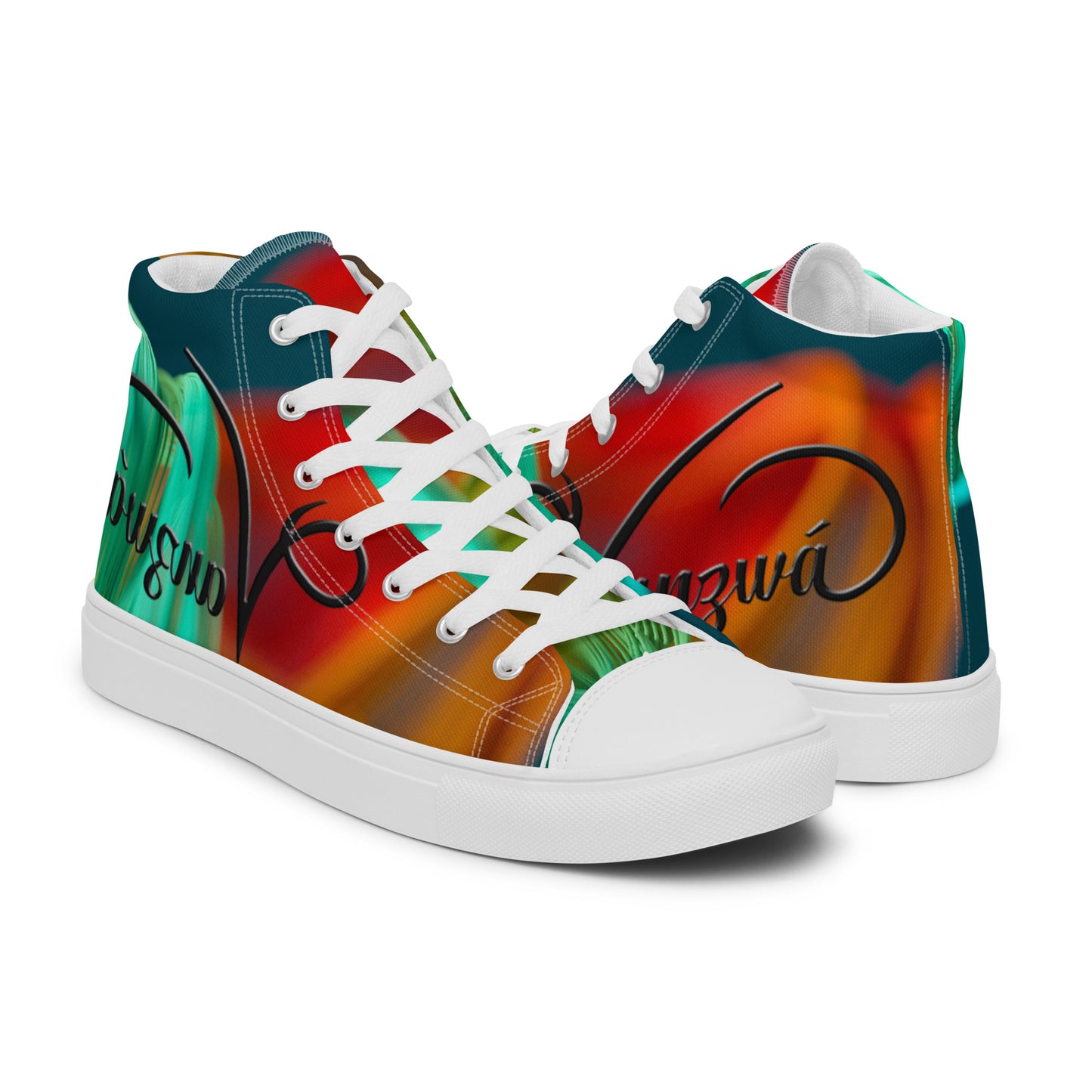 Men’s high top canvas shoes