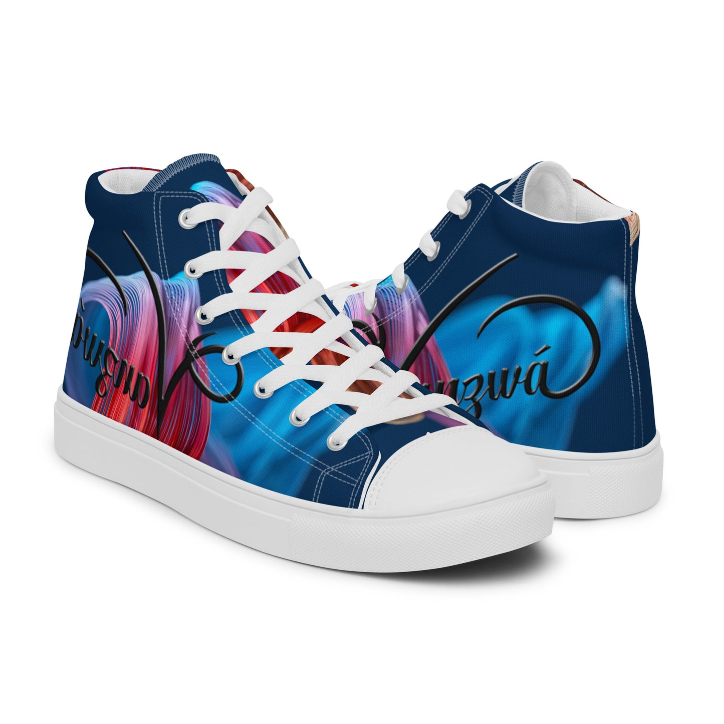 Men’s high top canvas shoes