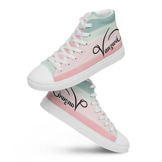 Women’s high top canvas shoes