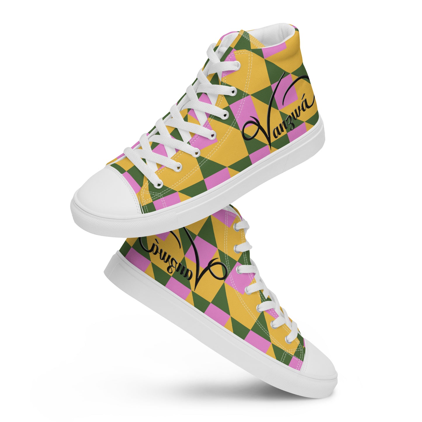 Women’s high top canvas shoes