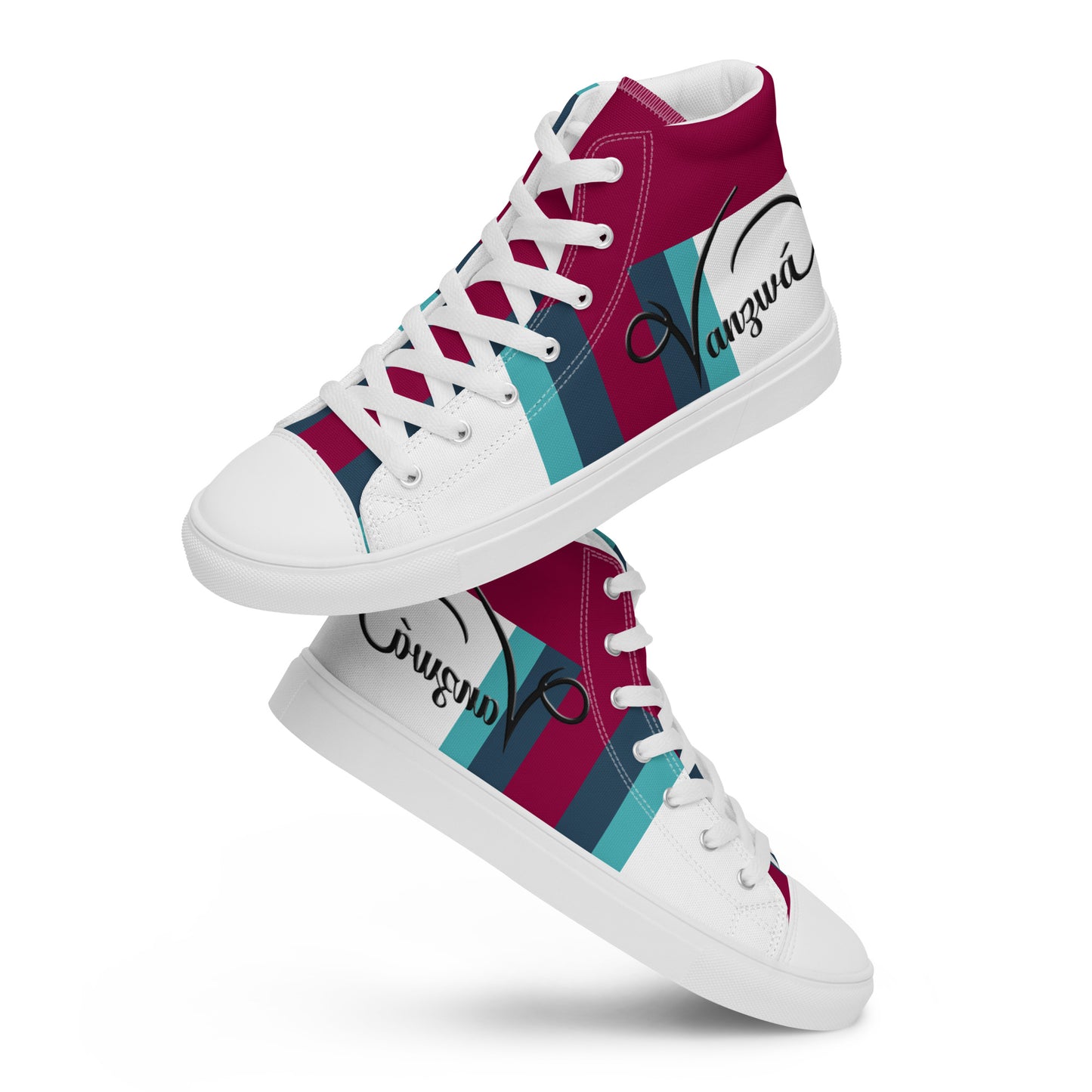 Women’s high top canvas shoes