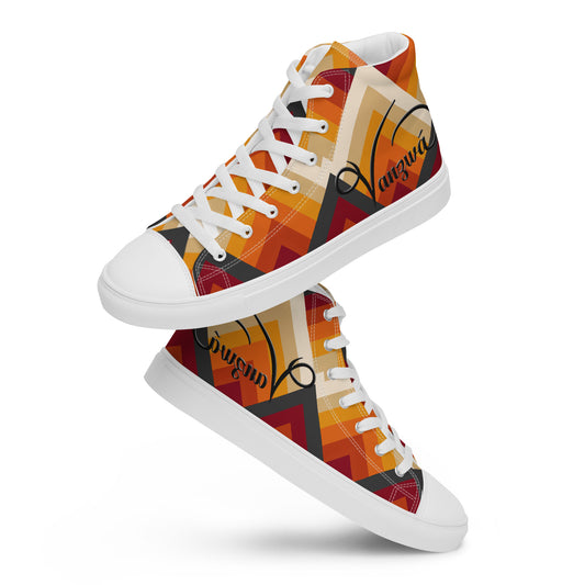 Women’s high top canvas shoes