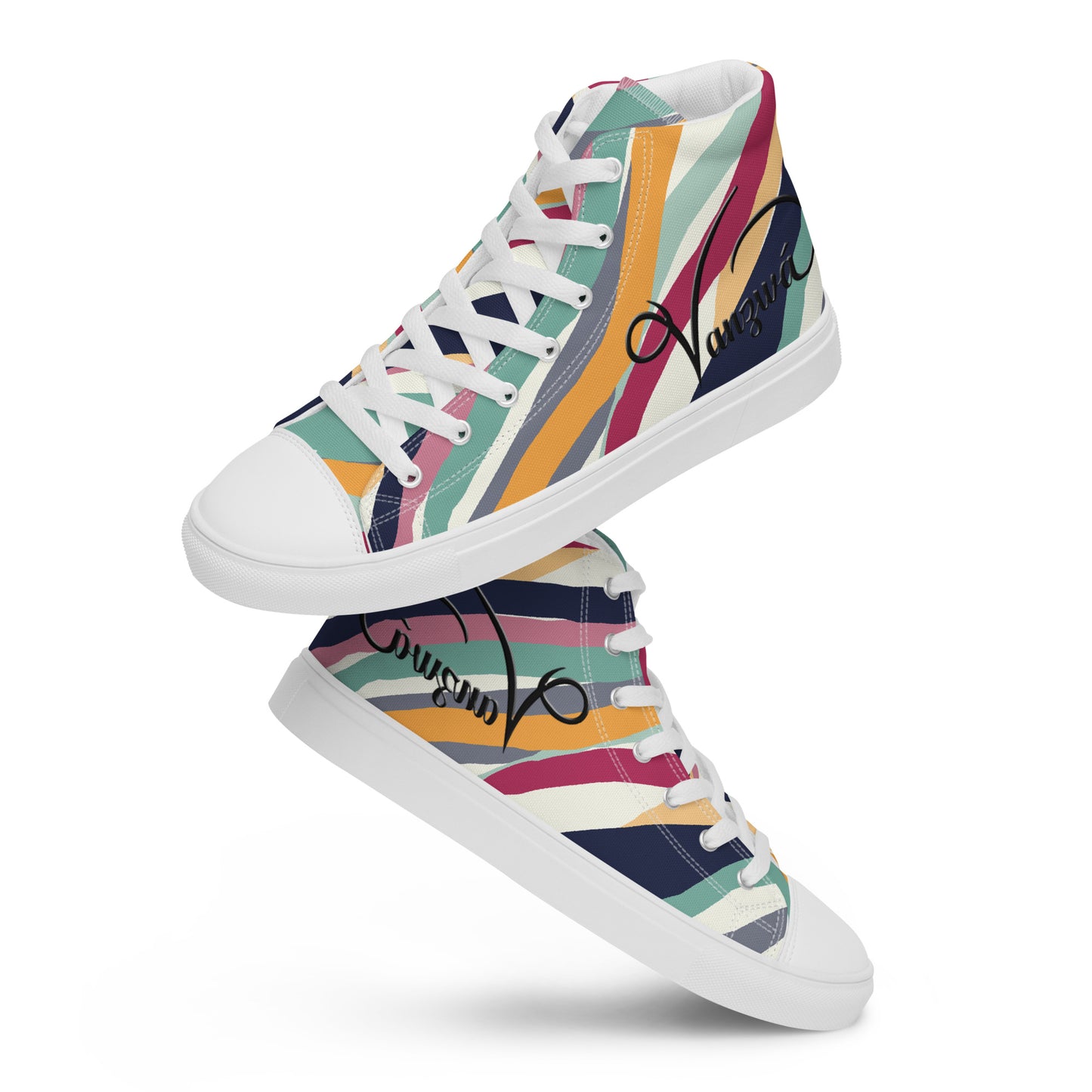 Women’s high top canvas shoes