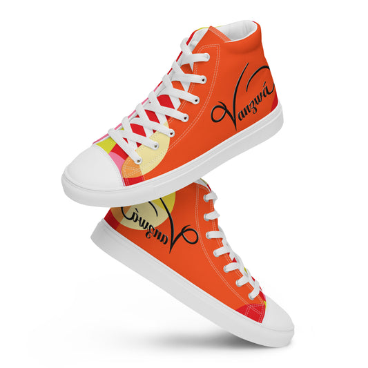 Women’s high top canvas shoes