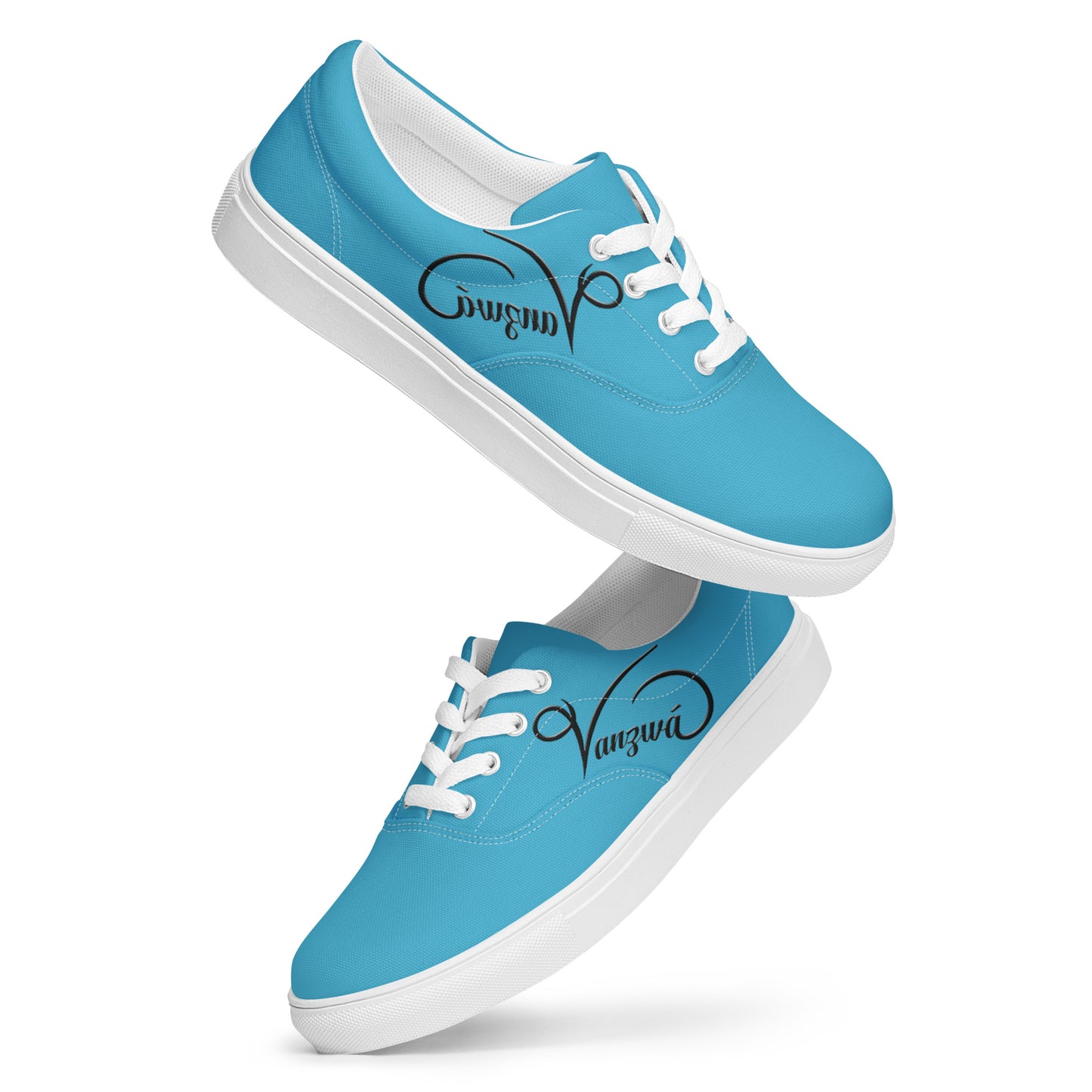 Women’s lace-up canvas shoes