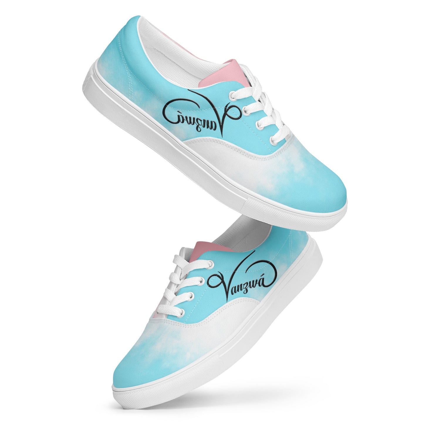 Women’s lace-up canvas shoes