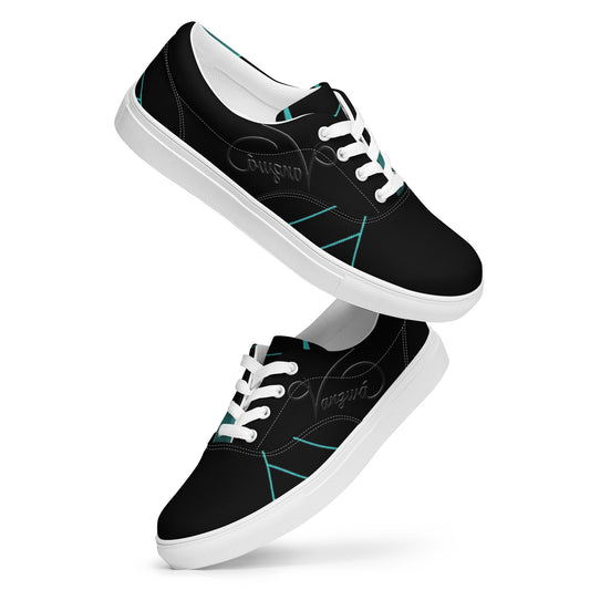 Women’s lace-up canvas shoes