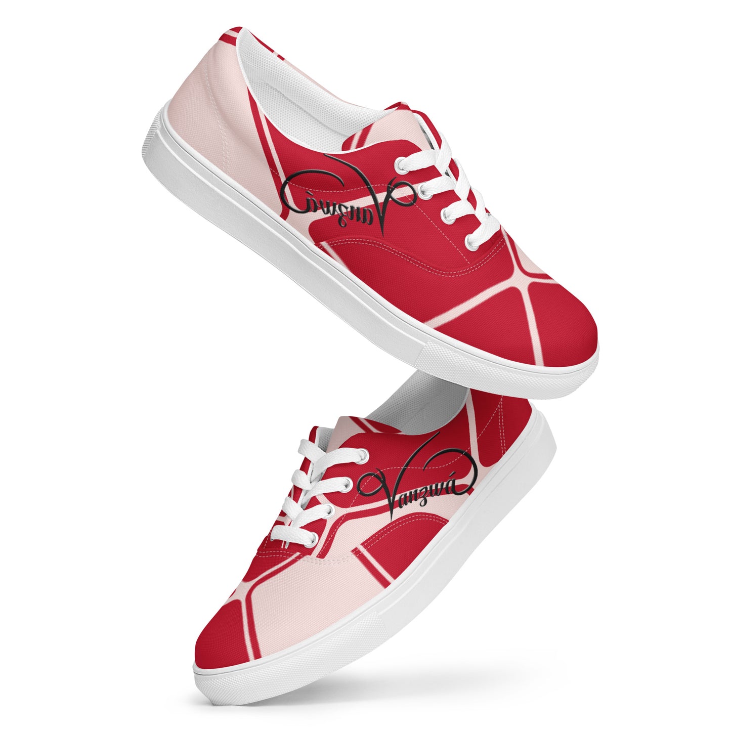 Women’s lace-up canvas shoes