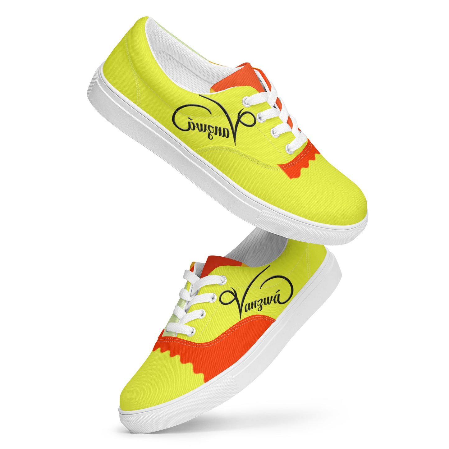 Women’s lace-up canvas shoes