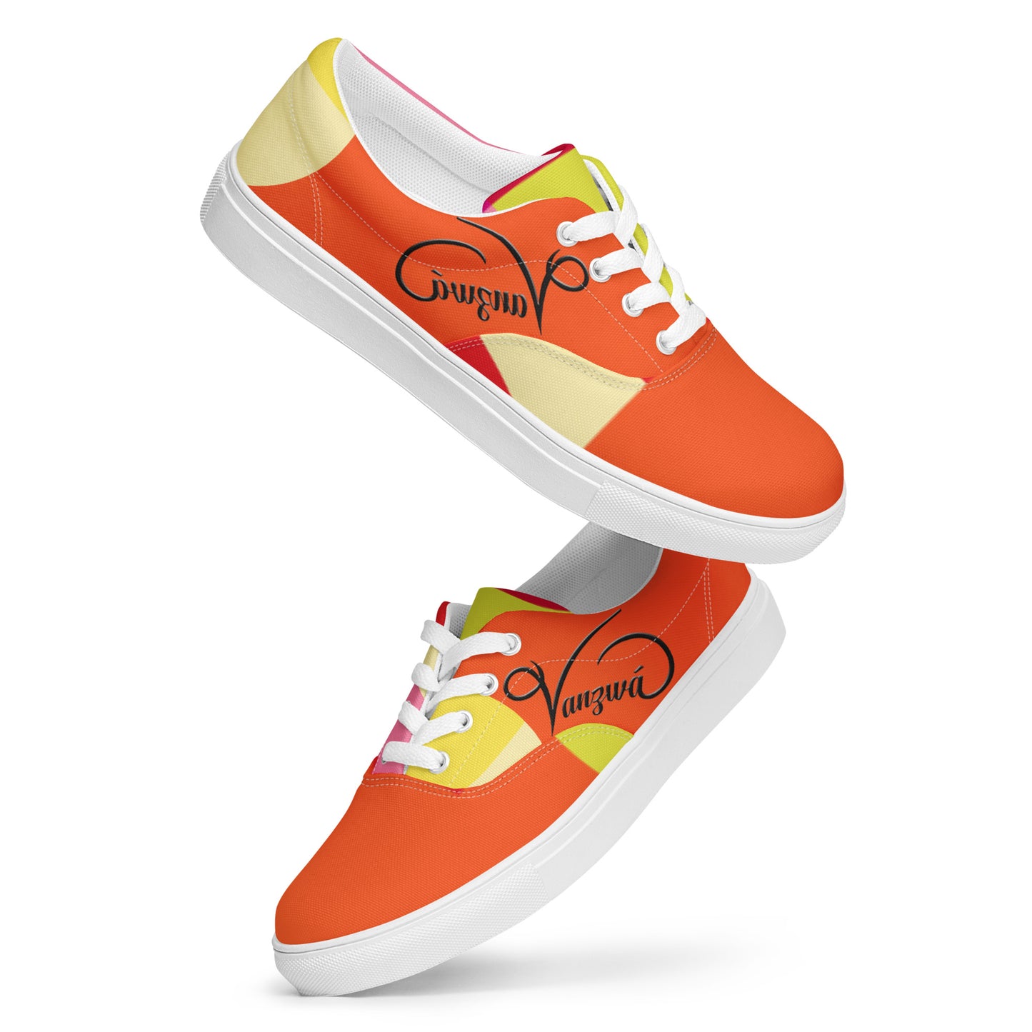 Women’s lace-up canvas shoes