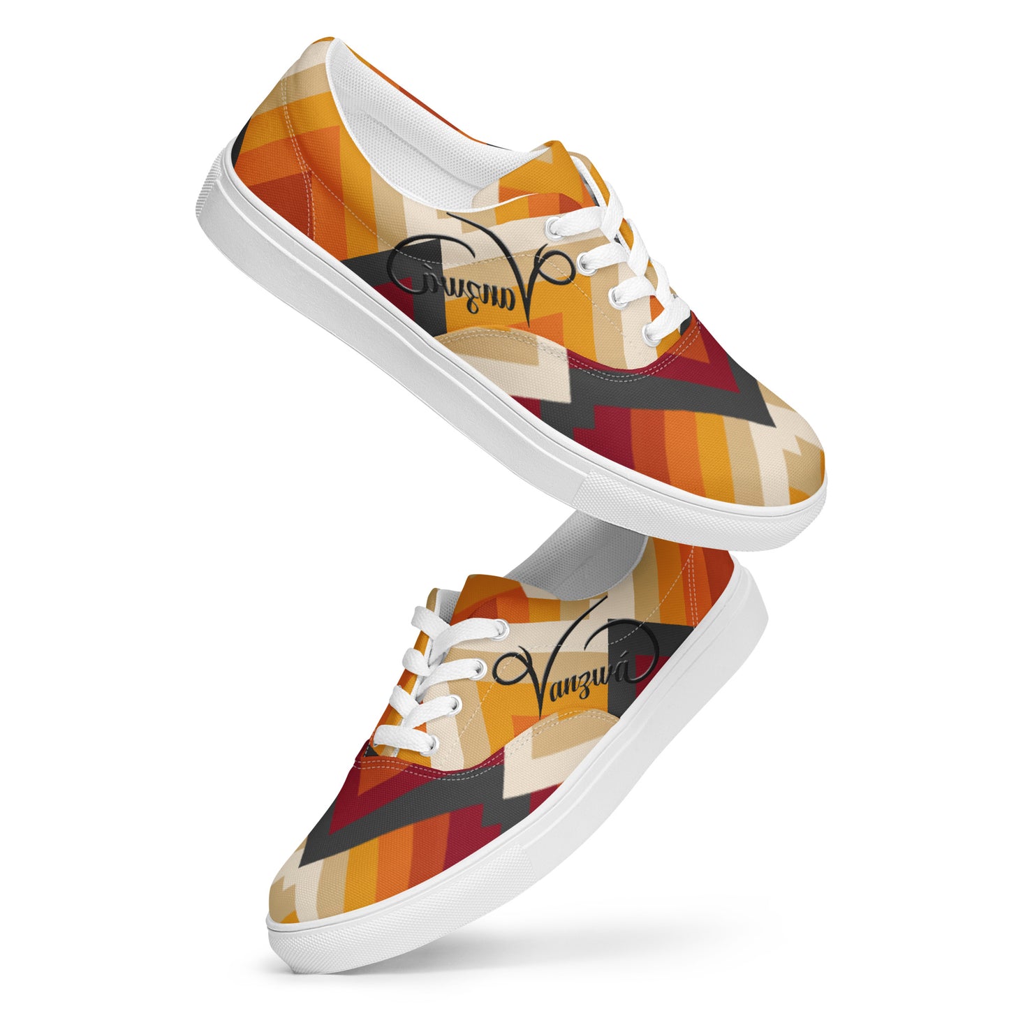 Women’s lace-up canvas shoes