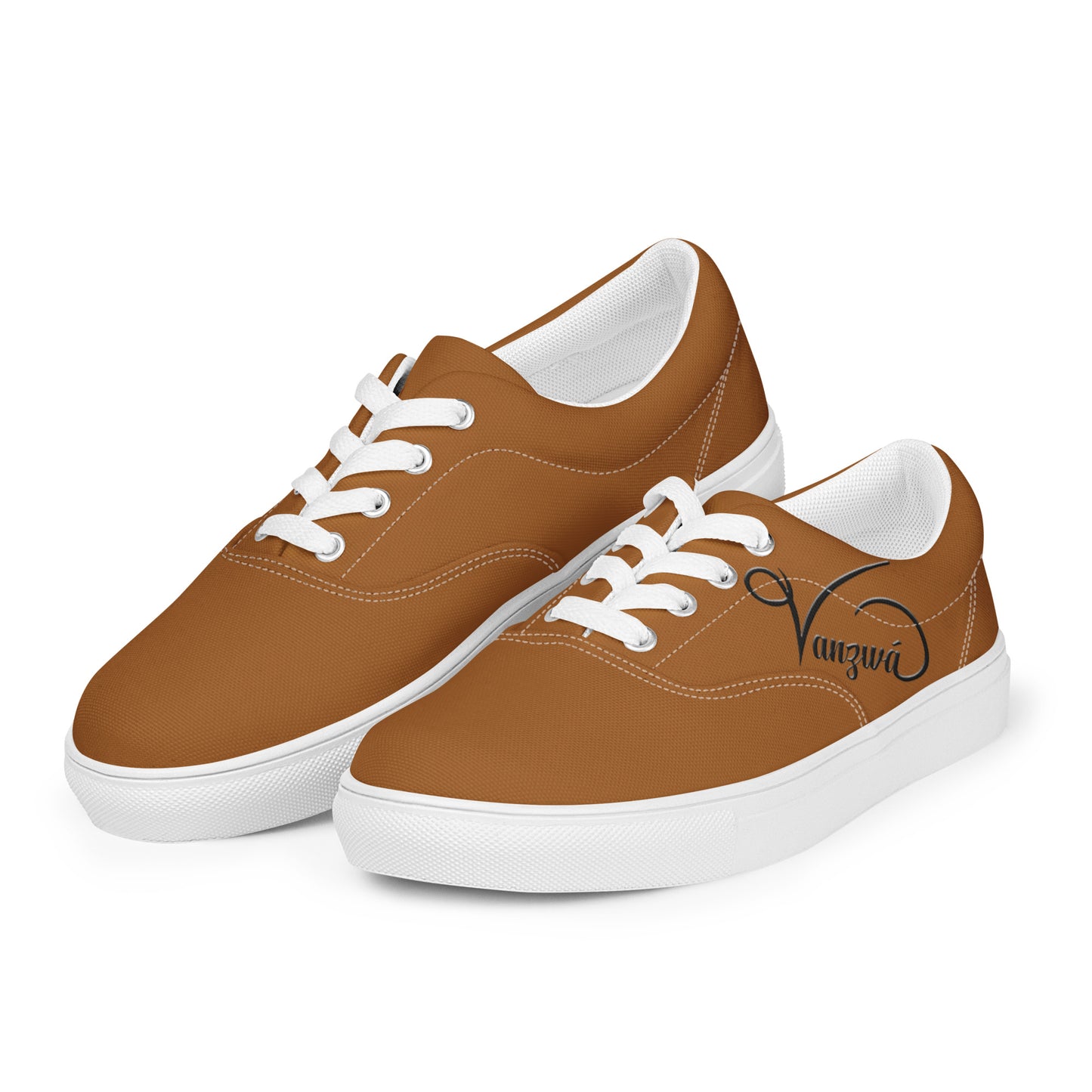 Women’s lace-up canvas shoes